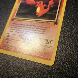Charmander 50/82 Team Rocket First Edition Pokemon Card In NM Condition - Image 3
