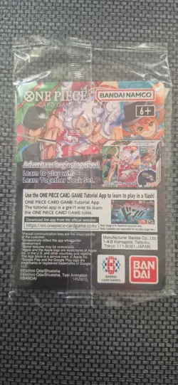 One Piece Monkey D. Luffy Card US Voyage Promo Holo Card P-055 *SEALED* Rutgers - Image 2