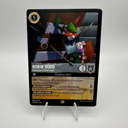 Disney Lorcana Robin Hood 190/204 Legendary Champion of Sherwood Non-Foil Card - Image 1