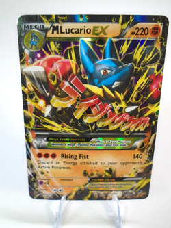 M Lucario EX 55/111 Rising Fist Holo Pokemon Card English NM - Image 1