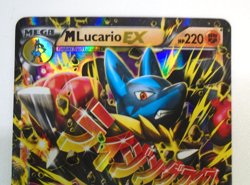M Lucario EX 55/111 Rising Fist Holo Pokemon Card English NM - Image 3