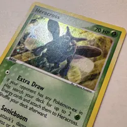 Pokemon TCG Heracross EX Hidden Legends Holo Card 7/101 Rare - Image 2