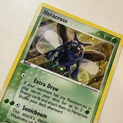 Pokemon TCG Heracross EX Hidden Legends Holo Card 7/101 Rare - Image 3