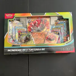 Pokemon Trading Card Game Incineroar ex and Torterra ex Special Collection Box - Image 1