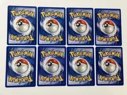 Vintage Lot Of 8 Gym Pokemon Cards Misty Erika Logs Lt. Surge - Image 2