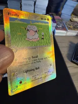 Pokemon Card - Flaaffy 27/97 EX Dragon Reverse Holo - DMG - Image 2