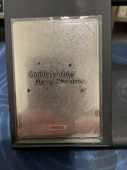 Sexy Himiko Toga Serialized Metal Card 59/200 Goddess Story Christmas - Image 2