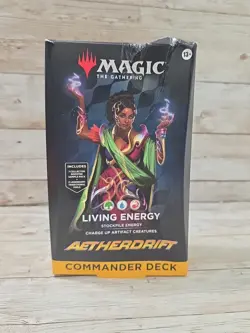 MtG - Aetherdrift Commander Deck - Living Energy NEW/SEALED ⚠⚠Box Damage ⚠⚠ - Image 1