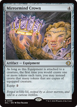 Mirrormind Crown (Foil) - 258 - Lorwyn Eclipsed- Near Mint - MTG - Image 1