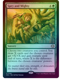 Spry and Mighty - Foil Lorwyn Eclipsed MTG - Image 1