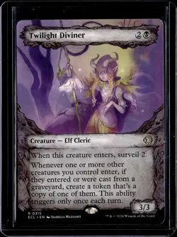 Twilight Diviner (Showcase) - 315 - ECL - NM - MTG Magic the Gathering - Image 1