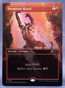 Desperate Ritual -Rainbow FOIL- MTG - (1984) Frank Frazetta Secret Lair SLD -NM - Image 2