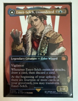 Magic the Gathering: Emet-Selch, Unsundered (Borderless) Final Fantasy Foil NM - Image 1