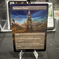 MTG: Reliquary Tower (Borderless) | Commander Masters 663 NM - Image 1