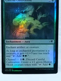 Careful Cultivation 178 Kamigawa: Neon Dynasty Foil Magic The Gathering - Image 2