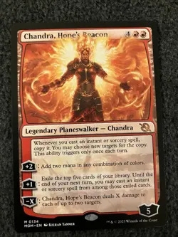 Magic The Gathering MTG - Chandra, Hope's Beacon - March of the Machine - Image 1