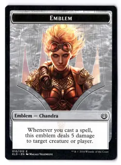 Chandra Emblem (Torch Of Defiance) LP* Kaladesh ENGLISH 010/012 mtg -UnltdCards - Image 1