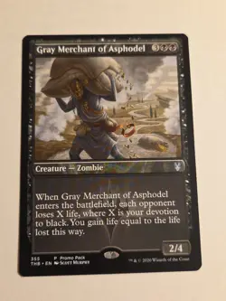 Gray Merchant of Asphodel X1 THB MTG Theros Beyond Death PROMO - Image 1