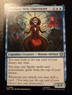 Madame Web, Clairvoyant 0036 Uncommon Spider-Man Magic: The Gathering - Image 1
