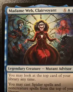 Madame Web, Clairvoyant 0036 Uncommon Spider-Man Magic: The Gathering - Image 2