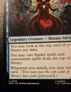 Madame Web, Clairvoyant 0036 Uncommon Spider-Man Magic: The Gathering - Image 4