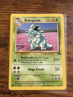 Pokemon TCG Nidoqueen Jungle 23/64 Rare MP/LP Non Holo - Image 1
