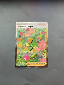 Pokemon Sword-Shield Full Art Gardenias Vigor Crown Zenith #GG61 - Image 1