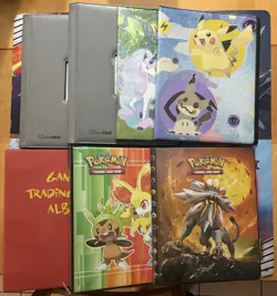 Vintage & Modern Pokemon Accessories Binders Pikachu Mimikyu - Image 1