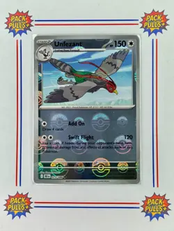 Unfezant Poke Ball Reverse Holo Foil Black Bolt 073/086 Pokemon TCG - Image 1