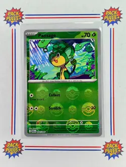 Pansage Poke Ball Reverse Holo Foil Black Bolt Pokemon TCG 004/086 - Image 1