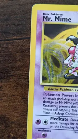 Pokemon TCG Mr. Mime Jungle 6/64 Holo Unlimited Holo Rare - Image 4