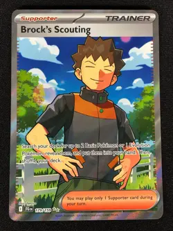 Pokemon Brock's Scouting 179/159 Ultra Rare Holo (NM) - Image 1