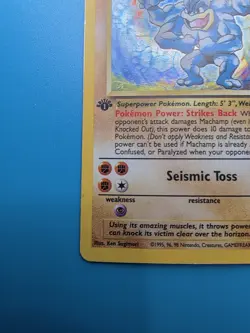 Pokemon Machamp 1st Edition 8/102 Unlimited Base Set 1999 Holo - Image 5