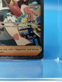 Pokemon TCG Hilda Trainer White Flare Holo Full Art SV 171/086 - Image 5