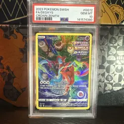 2023 Pokemon Sword And Shield Crown Zenith Deoxys Fa Crown Zenith PSA 10 #GG12 - Image 1