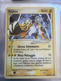 2006 Pokemon Raikou Gold Star Unseen Forces 114/115 (Ita) - Image 1