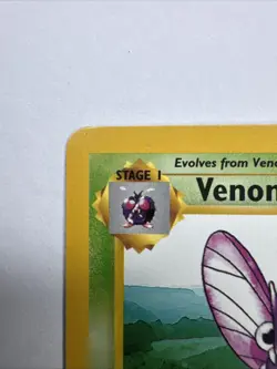 Pokemon TCG Jungle Set Venomoth Unlimited #29/64 Non Holo Rare 1999 WOTC VTG NM - Image 2