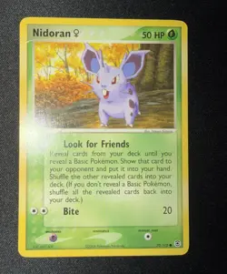Nidoran 70/112 Pokemon FireRed & LeafGreen Common 2004 NM/MINT Box-S3 - Image 1