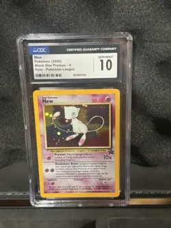 Pokemon Mew League Black Star Holo Promo #9 CGC 10 Gem Mint - Image 1