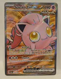 Pokemon Scream Tail EX 197/167 Twilight Masquerade Ultra Rare - NM Pack Fresh - Image 1