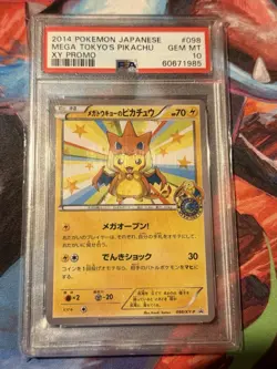 💎 Pokemon Japanese Mega Tokyo's Pikachu Charizard XY Promo 098/XY-P PSA 10 💎 - Image 5
