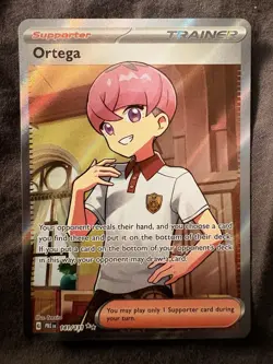 Ortega #141/131 Pokemon Prismatic Evolutions Ultra Rare English Holo Foil NM - Image 1