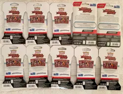 8 Pokemon TCG Destined Rivals Sleeved Packs & 2 Checklines - Factory Sealed Lot - Image 2