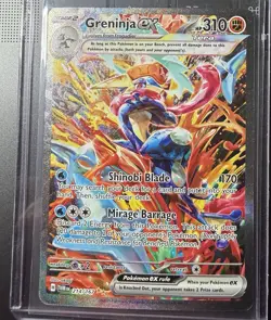2024 POKEMON GRENINJA EX TWILIGHT MASQUERADE SPECIAL ILLUSTRATION #214/167! MINT - Image 1