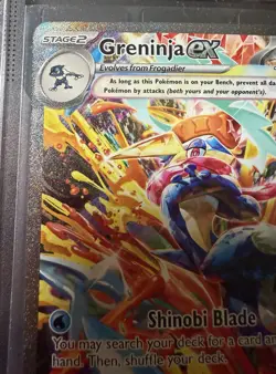 2024 POKEMON GRENINJA EX TWILIGHT MASQUERADE SPECIAL ILLUSTRATION #214/167! MINT - Image 2