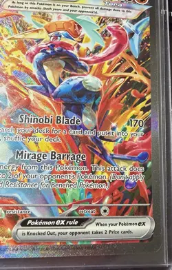 2024 POKEMON GRENINJA EX TWILIGHT MASQUERADE SPECIAL ILLUSTRATION #214/167! MINT - Image 4