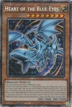 1st Edition - Heart of the Blue-Eyes - MP25-EN013 - 2025 Mega-Pack - NM - Image 1