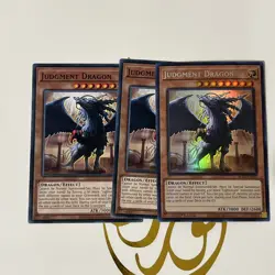 Judgment Dragon - Ultra Rare 1st Edition X3 PlaySet - YuGiOh - Image 1