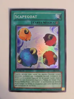 SPANISH Scapegoat BIJ-S041 Super Rare 1st Edition Light Play Yugioh DNA GAMES - Image 1