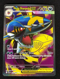 Pokemon Mega Sharpedo Ex 113/094 Ultra Rare Holo (NM) - Image 1